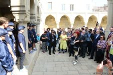 В рамках Фестиваля Насими во Дворце Ширваншахов открылась выставка İrfani sirlər (ФОТО)