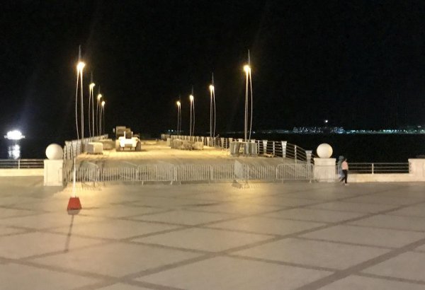 Главный пирс Бакинского бульвара закрылся на ремонт