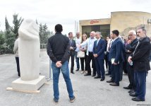 В рамках Фестиваля Насими представлены скульптуры участников Международного симпозиума "Песнь в камне" (ФОТО)
