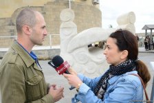 В рамках Фестиваля Насими представлены скульптуры участников Международного симпозиума "Песнь в камне" (ФОТО)