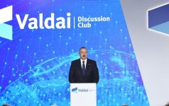 Azerbaijani president attends plenary session of 16th Annual Meeting of Valdai International Discussion Club (PHOTO)