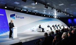 Azerbaijani president attends plenary session of 16th Annual Meeting of Valdai International Discussion Club (PHOTO)