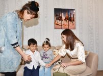 Президент Ильхам Алиев и Первая леди Мехрибан Алиева приняли участие в открытии жилого комплекса «Гобу Парк-2» для вынужденных переселенцев (ФОТО)