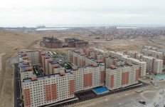 Президент Ильхам Алиев и Первая леди Мехрибан Алиева приняли участие в открытии жилого комплекса «Гобу Парк-2» для вынужденных переселенцев (ФОТО)