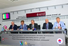 В Баку обсудили вопросы политики, экономики и безопасности между Азербайджаном, Россией и Турцией( ФОТО)