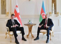 Президент Ильхам Алиев принял премьер-министра Грузии (ФОТО)