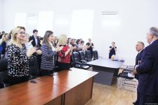 50 лет спустя…Фаиг Суджаддинов провел творческую встречу в родном очаге культуры (ВИДЕО, ФОТО)