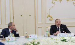 Президент Ильхам Алиев принял участие в заседании Совета глав государств СНГ в узком составе в Ашгабаде (ФОТО)