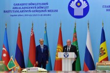 Президент Ильхам Алиев принял участие в заседании Совета глав государств СНГ в расширенном составе в Ашгабаде (ФОТО)