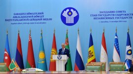 Президент Ильхам Алиев принял участие в заседании Совета глав государств СНГ в расширенном составе в Ашгабаде (ФОТО)