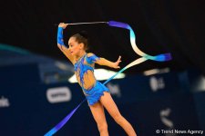 Rhythmic, aerobic gymnastics competitions underway in National Gymnastics Arena in Baku (PHOTO)