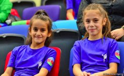 Rhythmic, aerobic gymnastics competitions underway in National Gymnastics Arena in Baku (PHOTO)