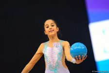 Rhythmic, aerobic gymnastics competitions underway in National Gymnastics Arena in Baku (PHOTO)