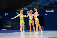 Rhythmic, aerobic gymnastics competitions underway in National Gymnastics Arena in Baku (PHOTO)