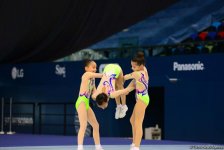 Rhythmic, aerobic gymnastics competitions underway in National Gymnastics Arena in Baku (PHOTO)