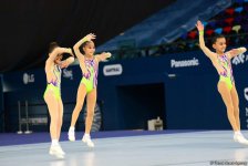 Rhythmic, aerobic gymnastics competitions underway in National Gymnastics Arena in Baku (PHOTO)