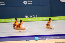 Rhythmic, aerobic gymnastics competitions underway in National Gymnastics Arena in Baku (PHOTO)