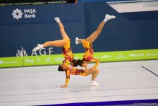 Rhythmic, aerobic gymnastics competitions underway in National Gymnastics Arena in Baku (PHOTO)