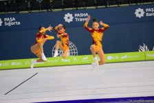 Rhythmic, aerobic gymnastics competitions underway in National Gymnastics Arena in Baku (PHOTO)
