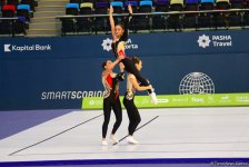 Rhythmic, aerobic gymnastics competitions underway in National Gymnastics Arena in Baku (PHOTO)