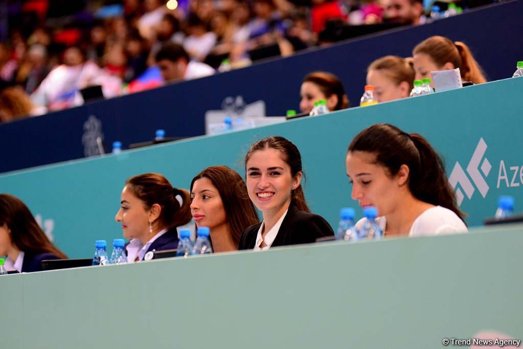 Rhythmic, aerobic gymnastics competitions underway in National Gymnastics Arena in Baku (PHOTO)