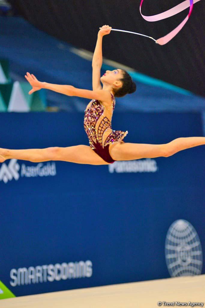 Rhythmic, aerobic gymnastics competitions underway in National Gymnastics Arena in Baku (PHOTO)