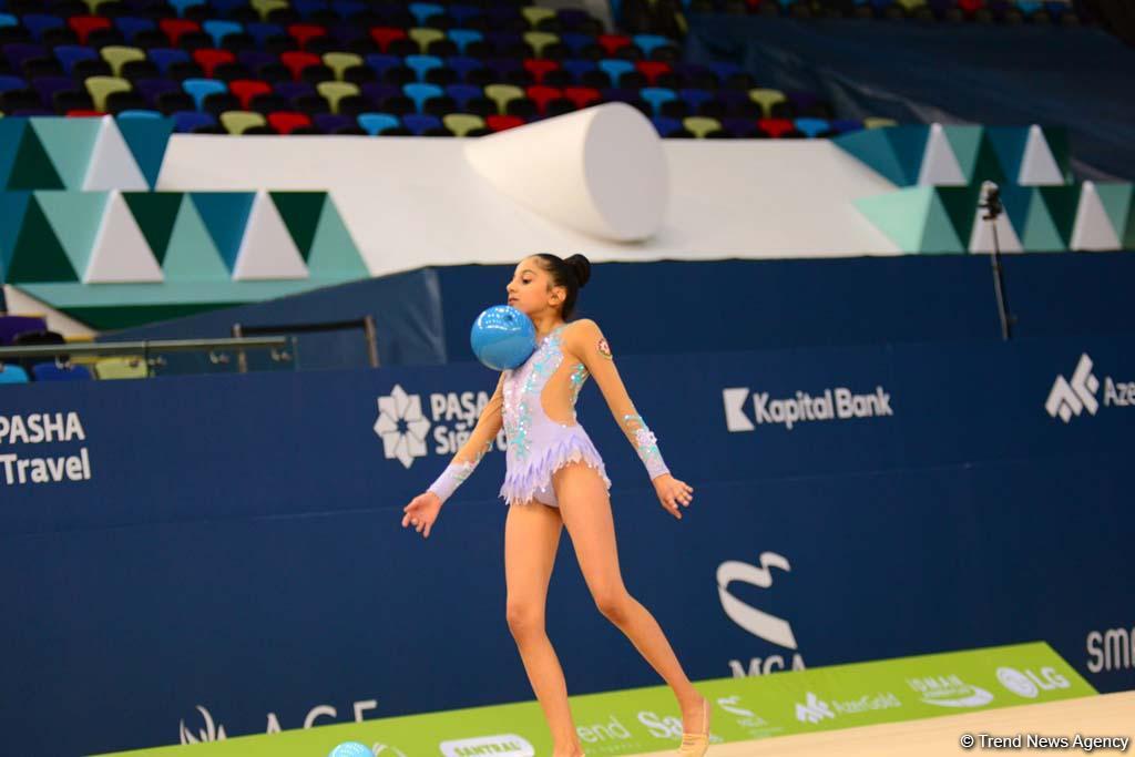 Rhythmic, aerobic gymnastics competitions underway in National Gymnastics Arena in Baku (PHOTO)