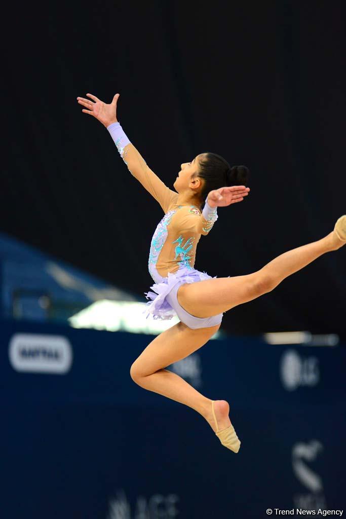 Rhythmic, aerobic gymnastics competitions underway in National Gymnastics Arena in Baku (PHOTO)