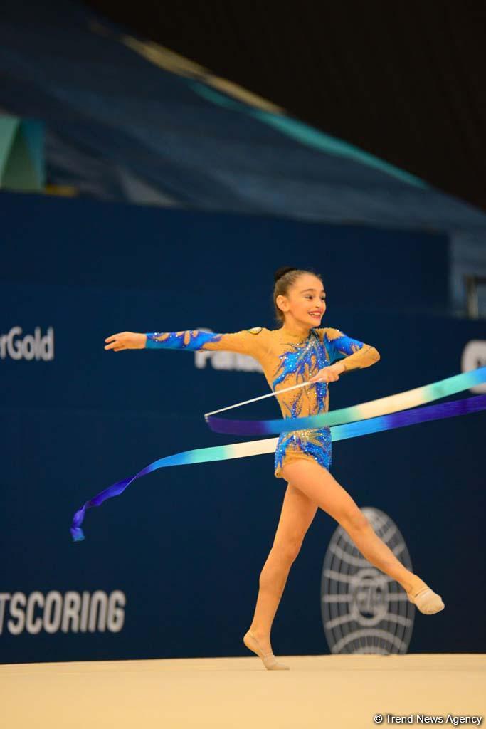Rhythmic, aerobic gymnastics competitions underway in National Gymnastics Arena in Baku (PHOTO)