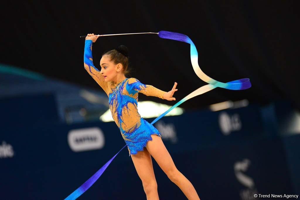 Rhythmic, aerobic gymnastics competitions underway in National Gymnastics Arena in Baku (PHOTO)