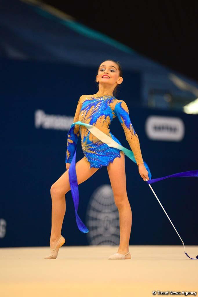 Rhythmic, aerobic gymnastics competitions underway in National Gymnastics Arena in Baku (PHOTO)