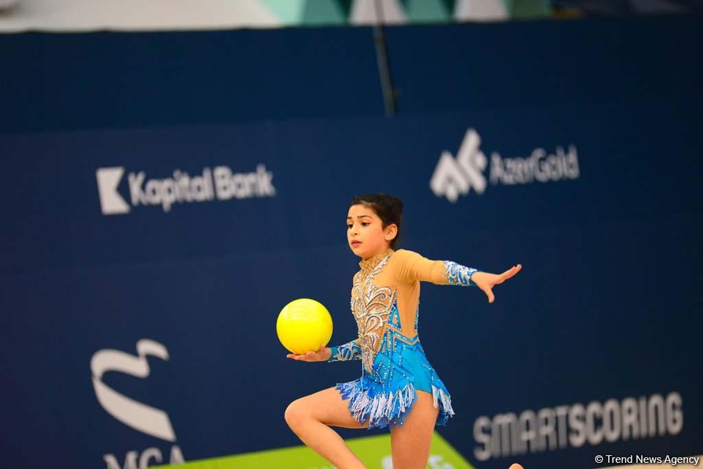 Rhythmic, aerobic gymnastics competitions underway in National Gymnastics Arena in Baku (PHOTO)