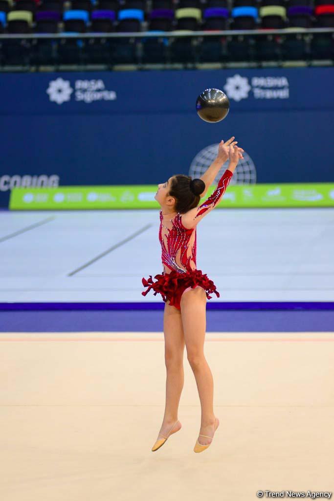 Rhythmic, aerobic gymnastics competitions underway in National Gymnastics Arena in Baku (PHOTO)