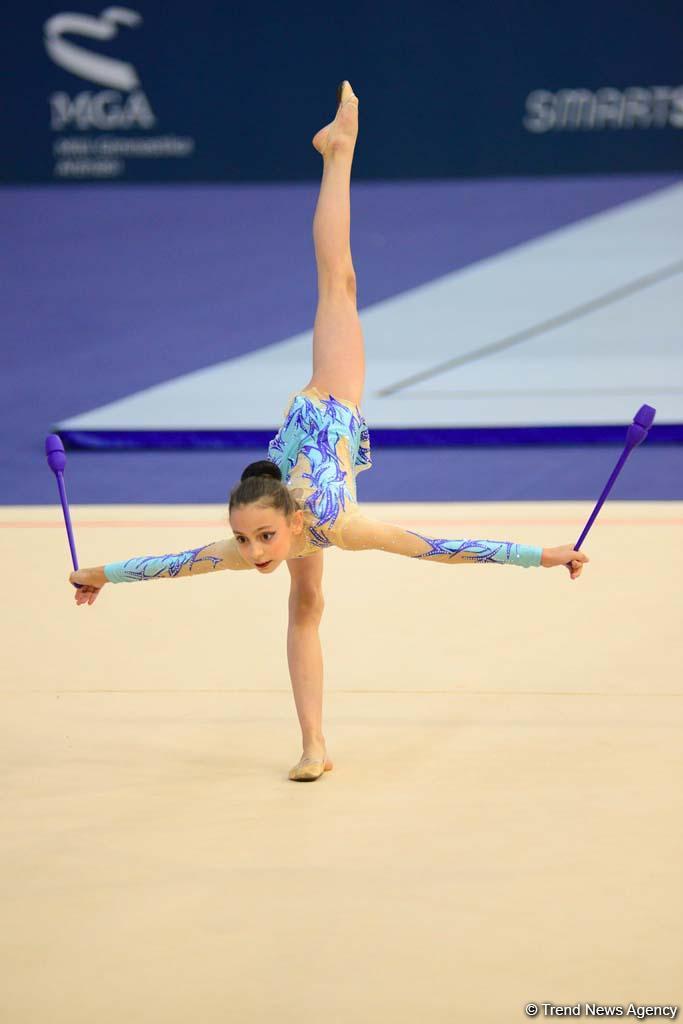 Rhythmic, aerobic gymnastics competitions underway in National Gymnastics Arena in Baku (PHOTO)