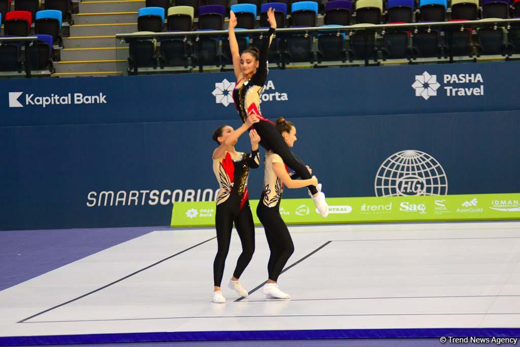 Rhythmic, aerobic gymnastics competitions underway in National Gymnastics Arena in Baku (PHOTO)