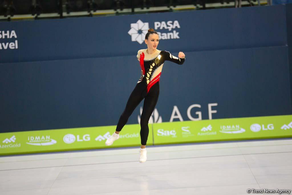 Rhythmic, aerobic gymnastics competitions underway in National Gymnastics Arena in Baku (PHOTO)