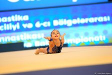 Стартовал последний день соревнований первенства Азербайджана и Баку и Кубка регионов по художественной гимнастике (ФОТО)