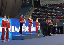 Прошла церемония награждения призеров 26-го первенства Азербайджана и Баку по художественной гимнастике (ФОТО)