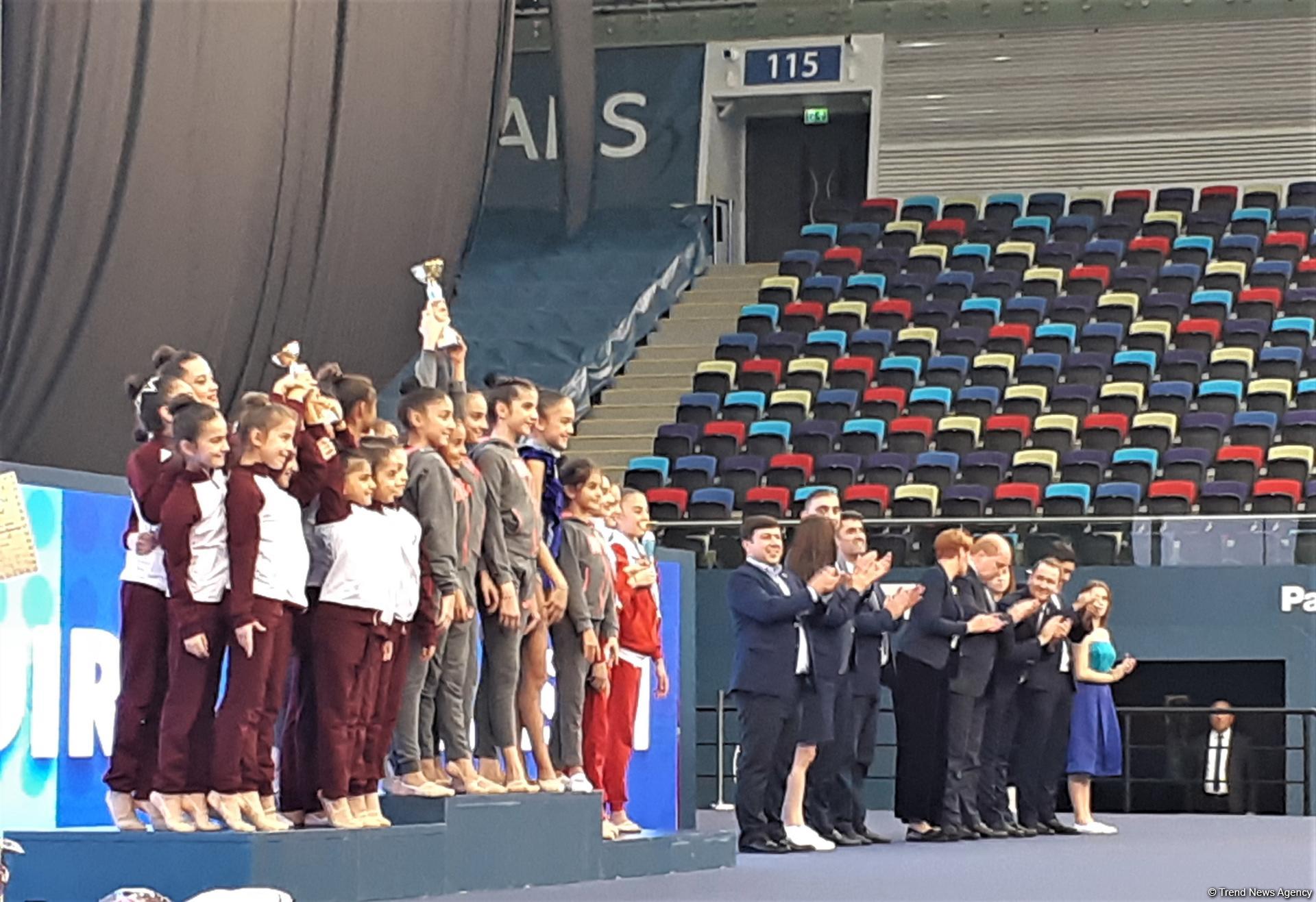 Прошла церемония награждения призеров 26-го первенства Азербайджана и Баку по художественной гимнастике (ФОТО)