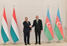 Президент Ильхам Алиев встретился с премьер-министром Венгрии Виктором Орбаном (ФОТО)