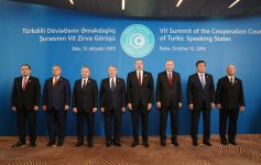 Президент Ильхам Алиев принял участие в VII саммите Совета сотрудничества тюркоязычных государств в Баку (ФОТО)