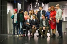 Российские актеры провели в Баку сеанс психотерапии (ФОТО)