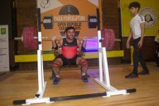 Определились победители открытого чемпионата Азербайджана по пауэрлифтингу (ФОТО)