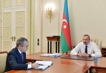 Президент Ильхам Алиев принял Микаила Джаббарова в связи с назначением его на новую должность (ФОТО)