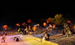 В Гобустане создана атмосфера первобытного времени – невероятное шоу (ВИДЕО, ФОТО)