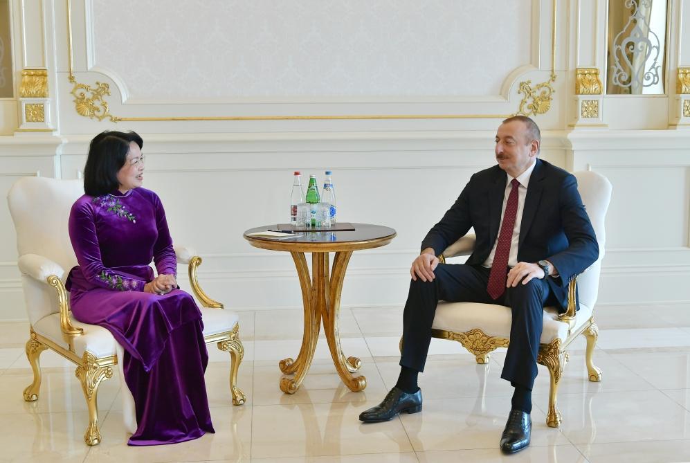 Президент Ильхам Алиев принял вице-президента Вьетнама (ФОТО)