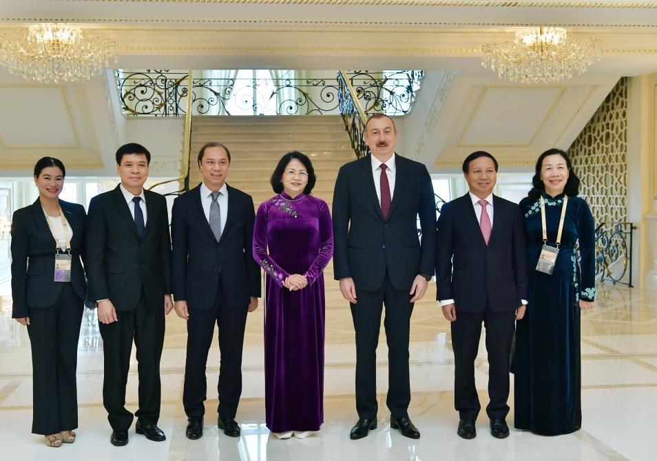 Президент Ильхам Алиев принял вице-президента Вьетнама (ФОТО)
