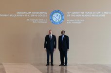 18th Summit of Non-Aligned Movement gets underway in Baku (UPDATE)