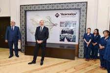 Президент Ильхам Алиев принял участие в открытии Габалинского филиала ОАО «Азерхалча» (ФОТО)