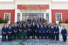 Президент Ильхам Алиев принял участие в открытии Габалинского филиала ОАО «Азерхалча» (ФОТО)